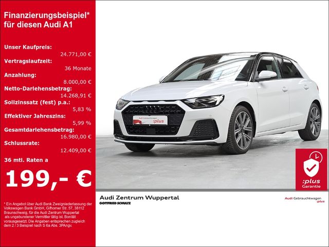 Audi A1 Sportback 30 TFSI S-LINE ACC KAMERA TEILLEDER