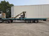 Trailor mit Holzkran Loglift 81 / BLATT gefedert - Holzkran