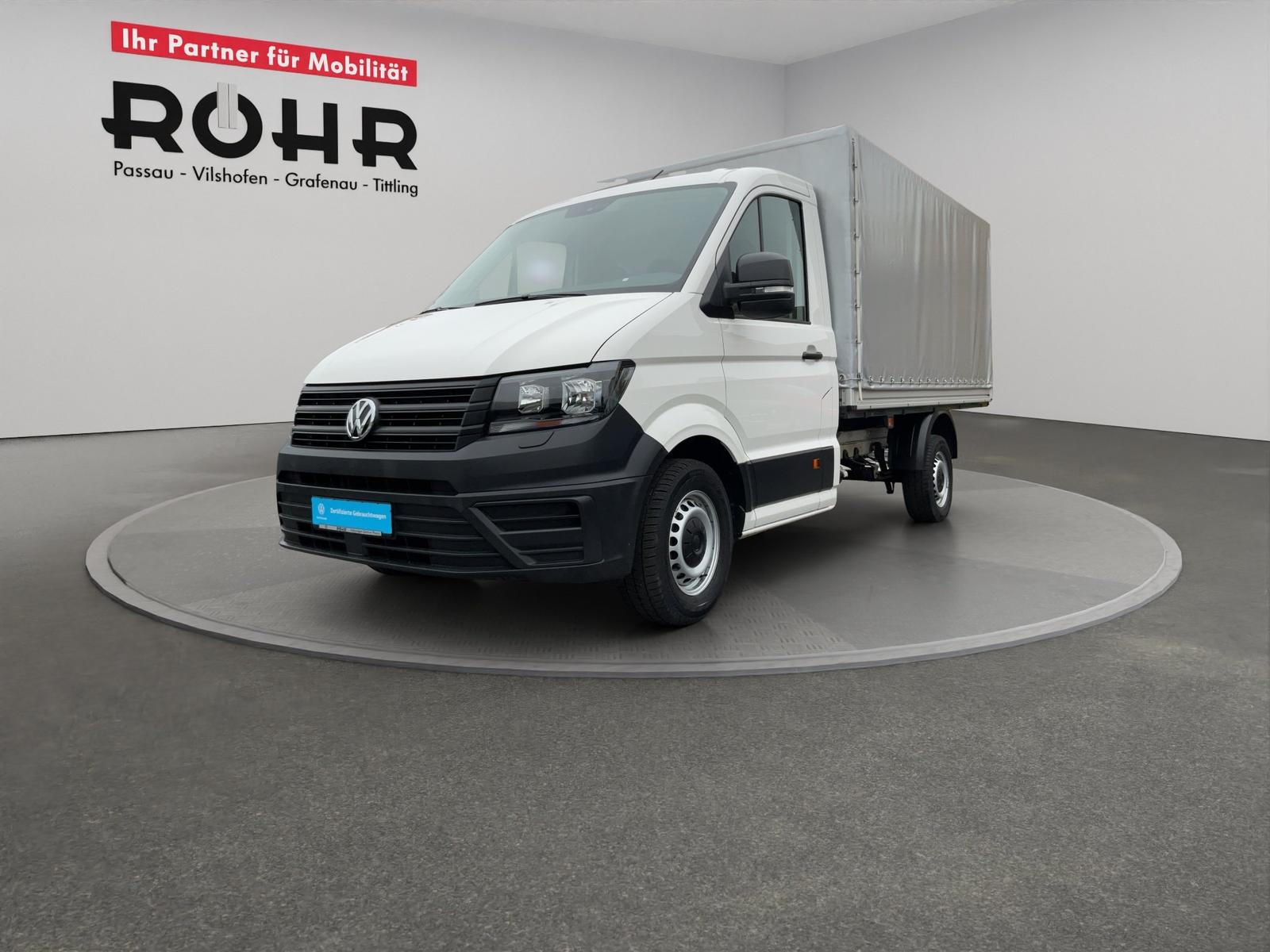 Volkswagen Crafter 35 Pritsche + Plane EK MR 2.0 TDI Front
