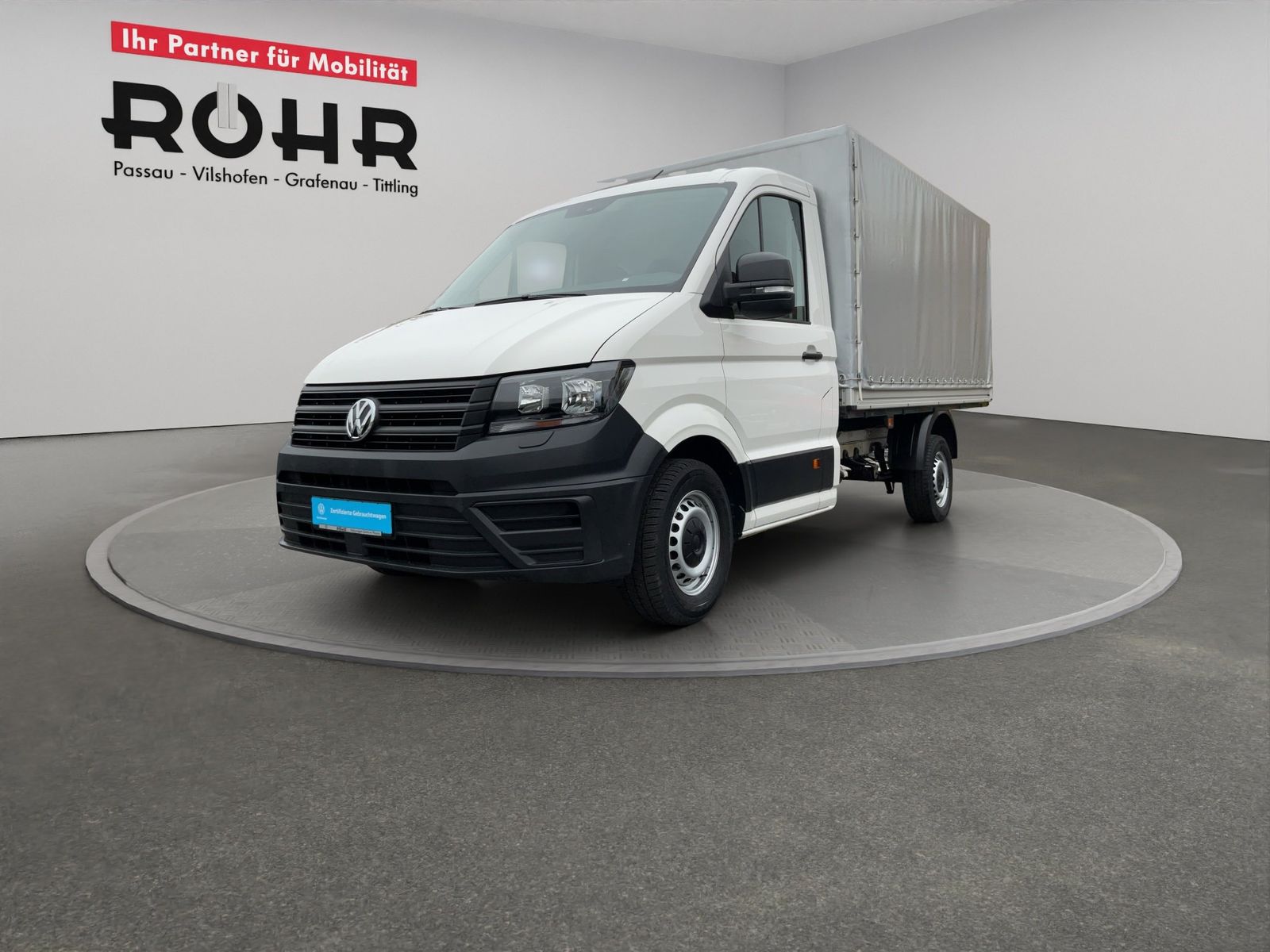 Volkswagen Crafter 35 Pritsche + Plane EK MR 2.0 TDI Front