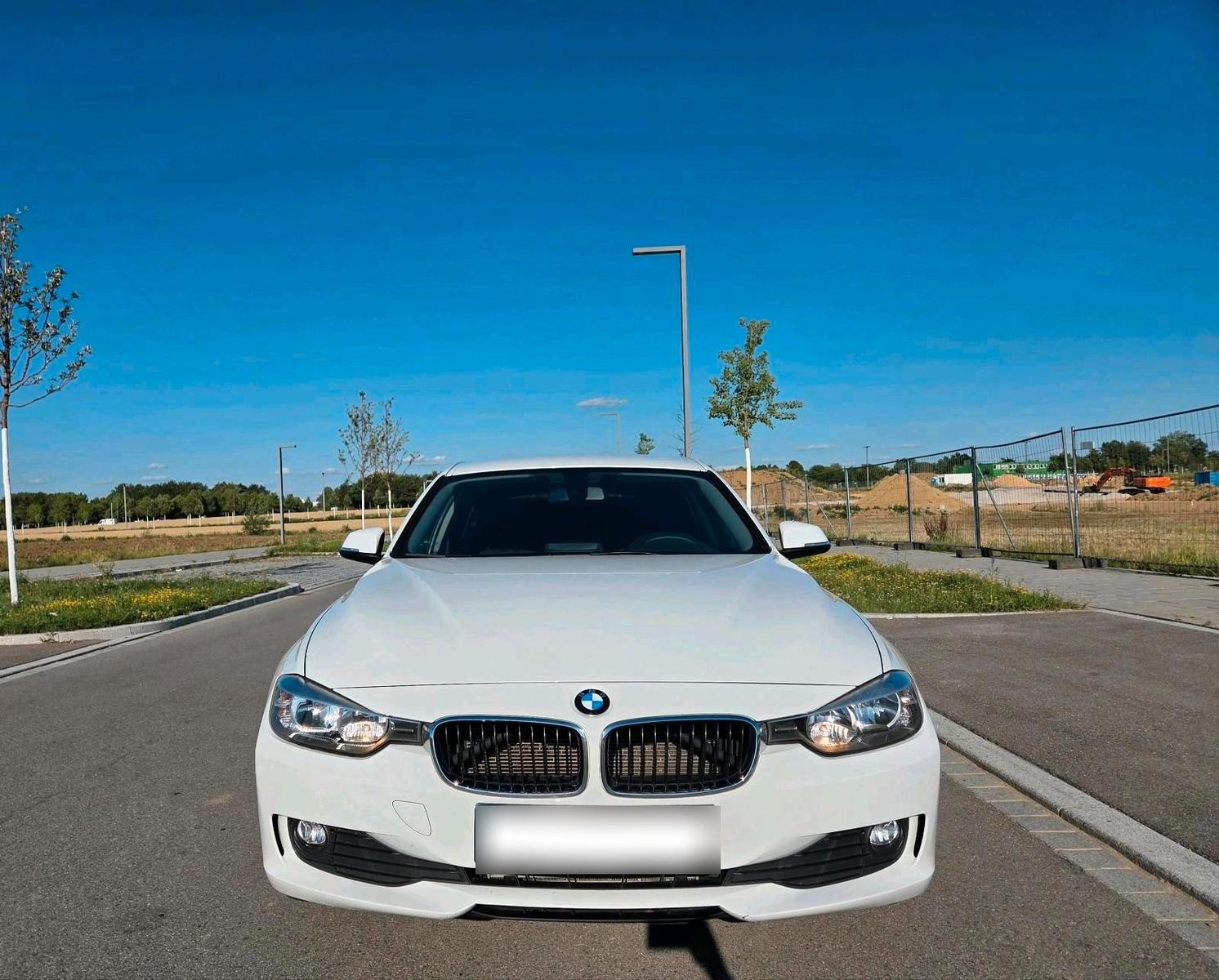BMW 316 2013 — rear view
