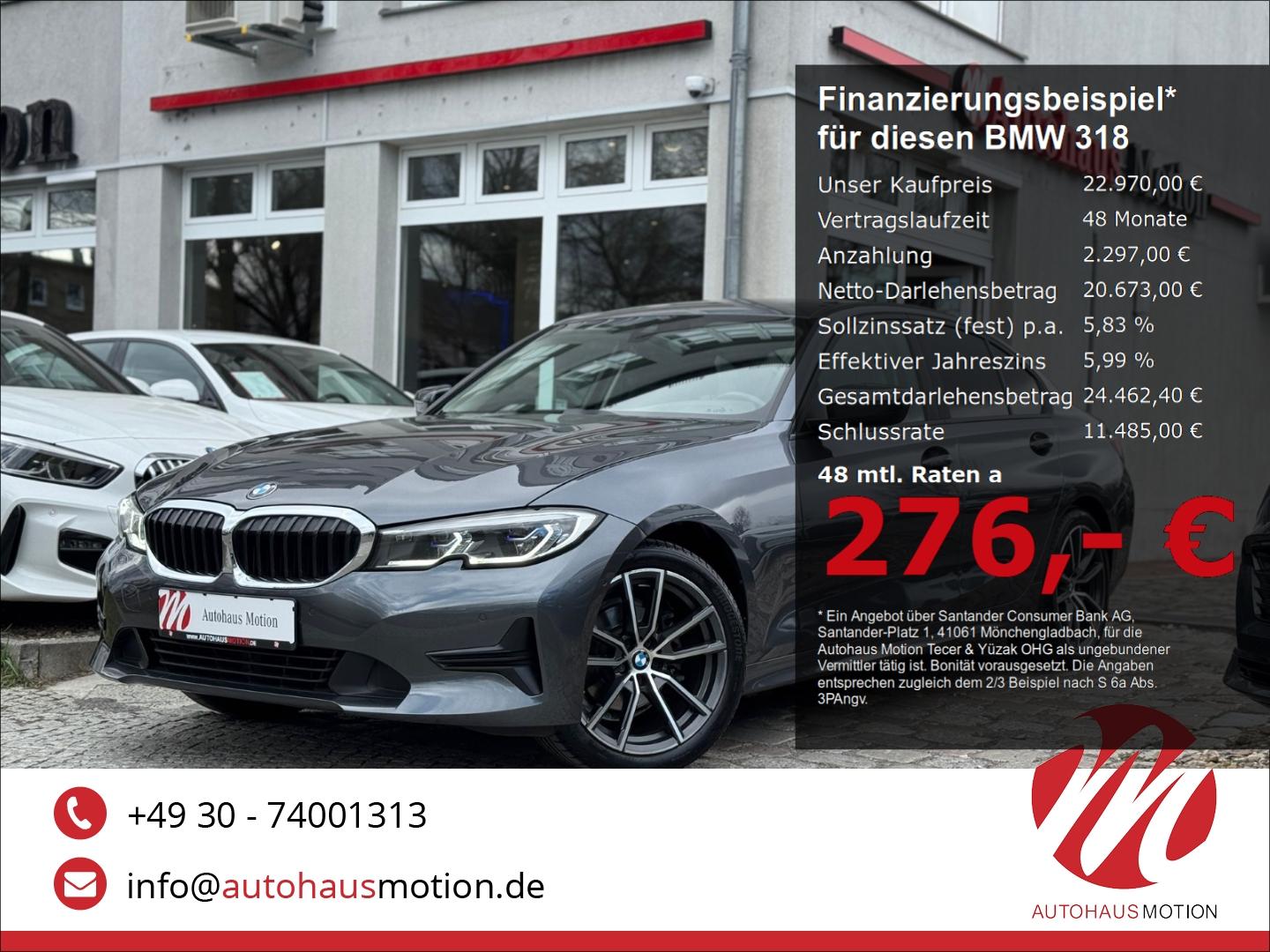 BMW 318 i Aut. Laserlicht Navi Keyless Digitales Coc