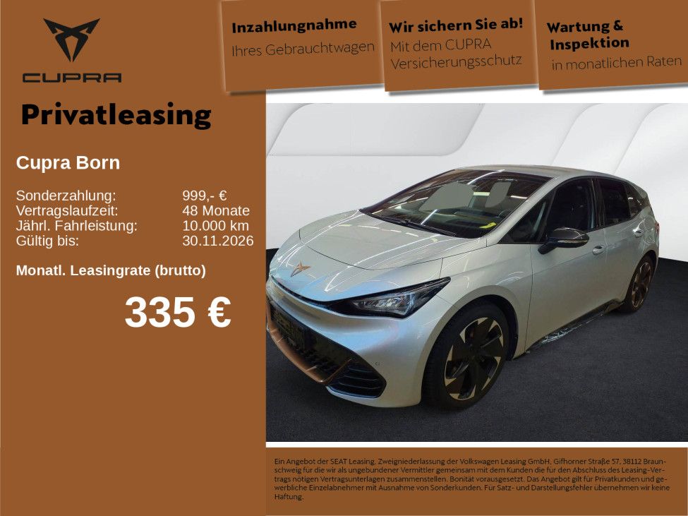Cupra Born 82 kWh 19 ACC HuD NAVI KEYL WÄPU