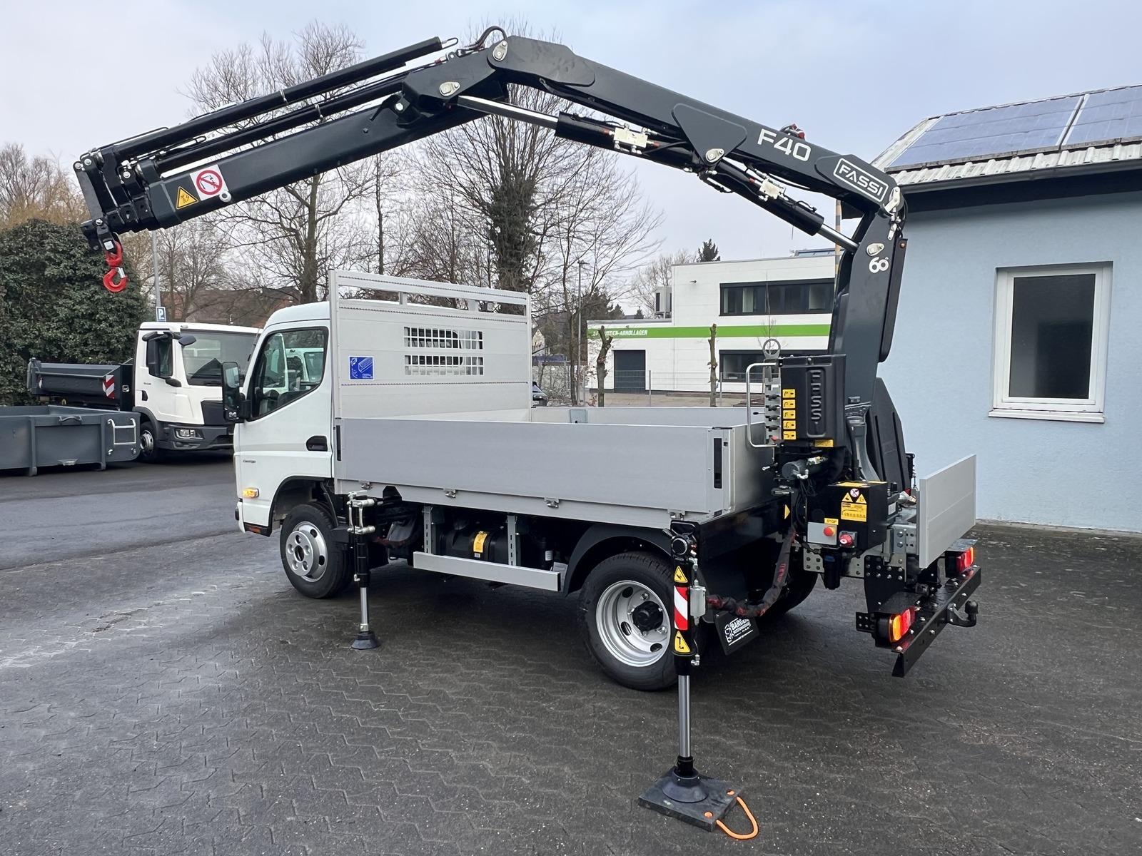 FUSO 6S15 Pritsche 2.8m Heckkran 4xhydr+1xman. Funk!