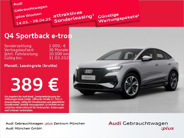 Audi Q4 Sportback e-tron 45 S line ACC/Virtual+/Kamer