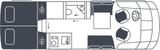 Niesmann + Bischoff Arto 78 Hubbett, LiPo, Festtank WC - Niesmann + Bischoff Arto
