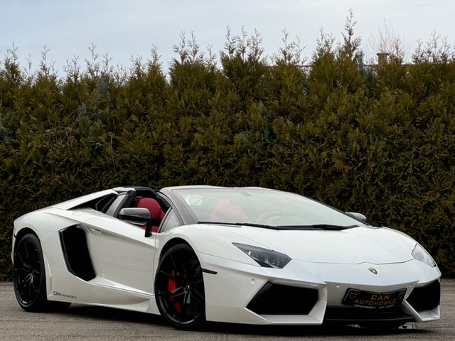 Lamborghini Aventador LP 700-4 Roadster-Lift-Leder Rot-Cam