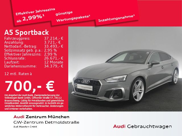 Audi A5 Sportback 40 TFSI qu. S tronic S line Virtual