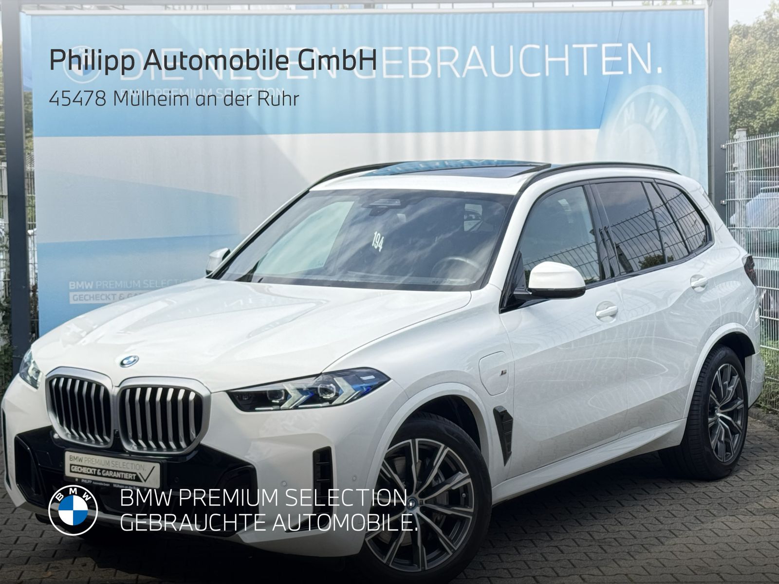 BMW X5 xDrive50e M Sport AHK PANO Autobahnas. h&k