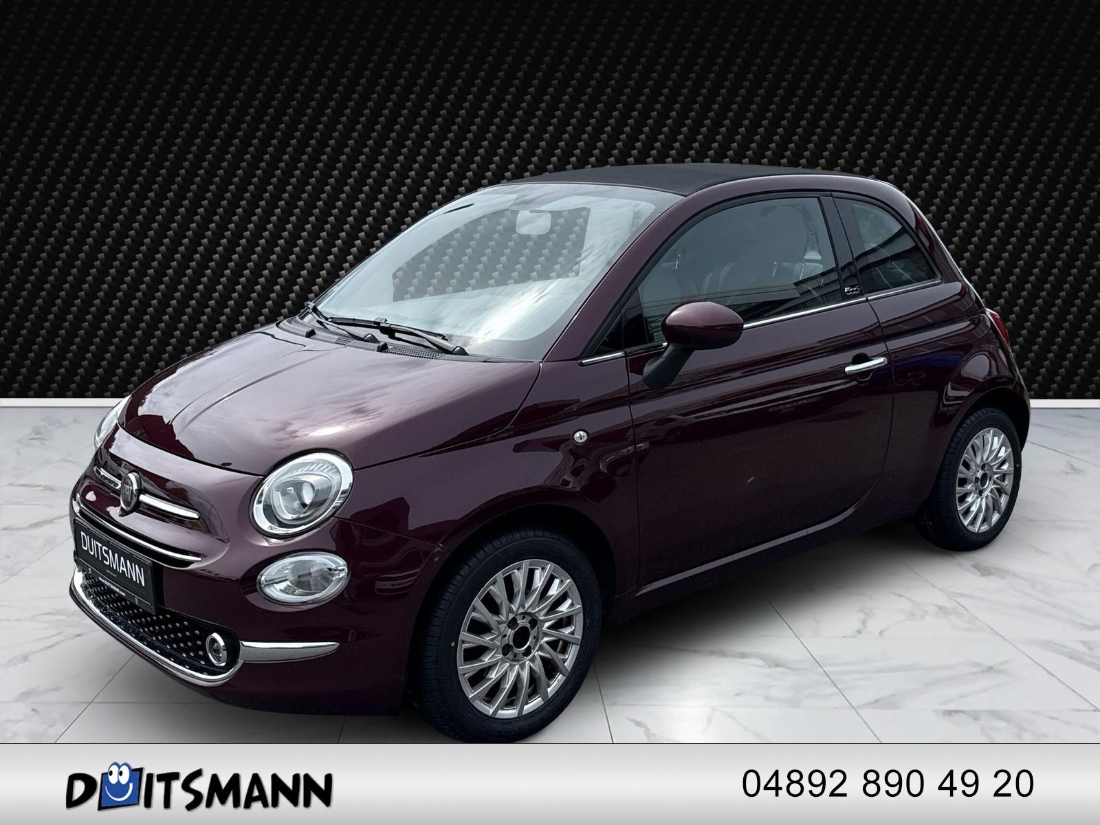 Fiat 500 Faltdach- Neuer TÜV 8 Fach-Bereift
