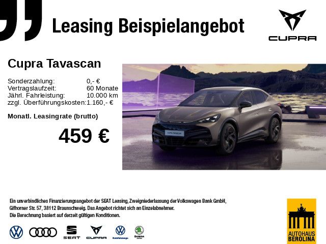 Cupra Tavascan Endurance *Glasdach*ACC*HuD*WärmeP*SHZ*