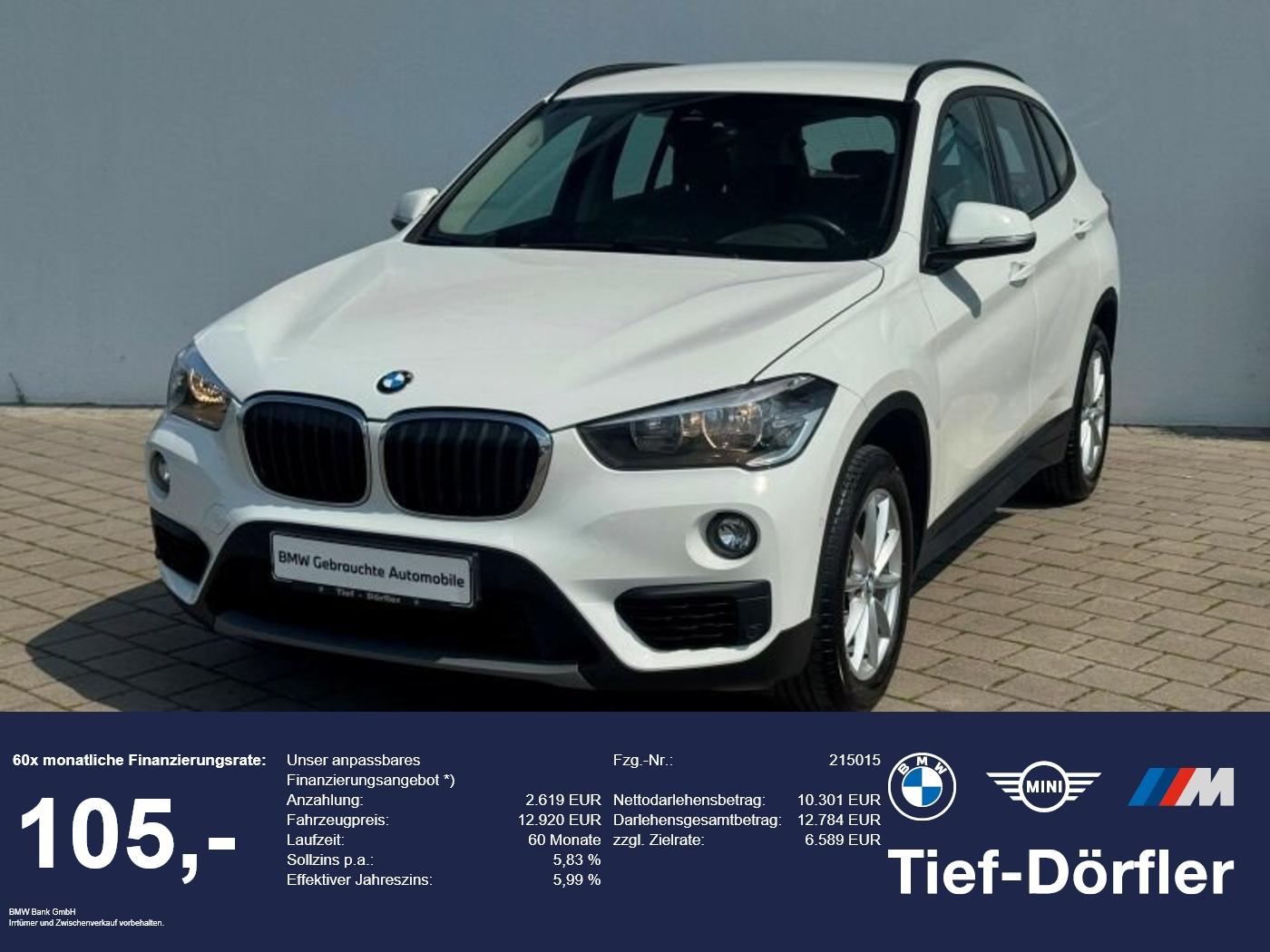 BMW X1 sDrive18i Advantage AHK/Shz/Park-Assi/Tempo S