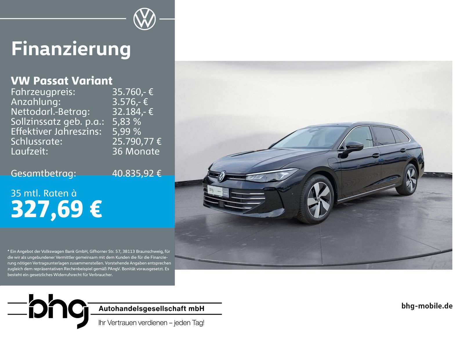 Volkswagen Passat Business 1,5 l eHybrid OPF