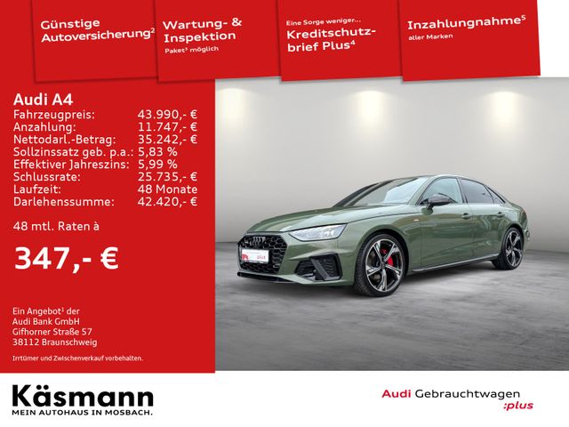 Audi A4 Lim. 40TDI S line quattro B&O NAV KAM MATRIX