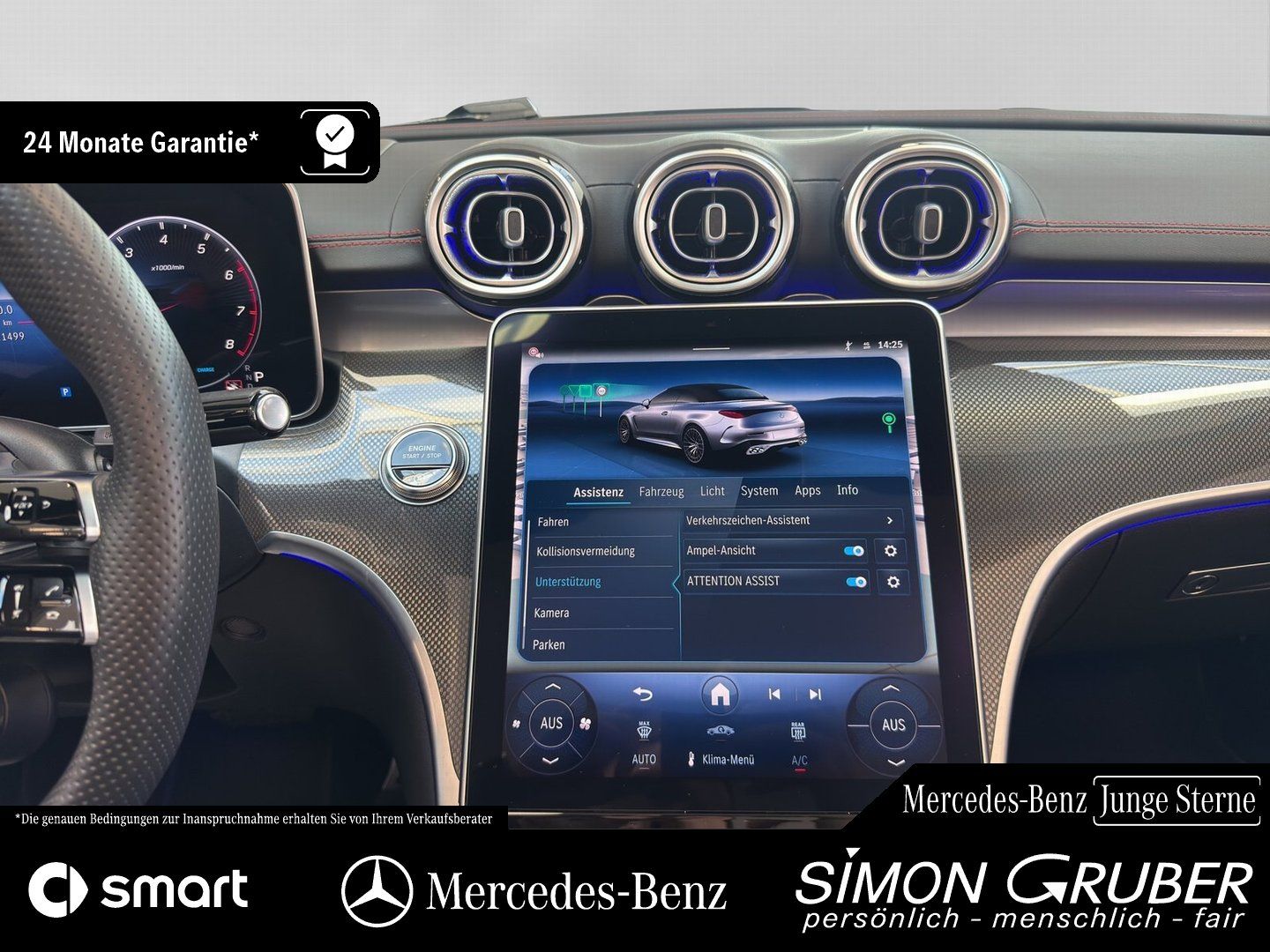 Fahrzeugabbildung Mercedes-Benz CLE 53 4M AMG Night Dynamic+ HUD Burm Sitzklima