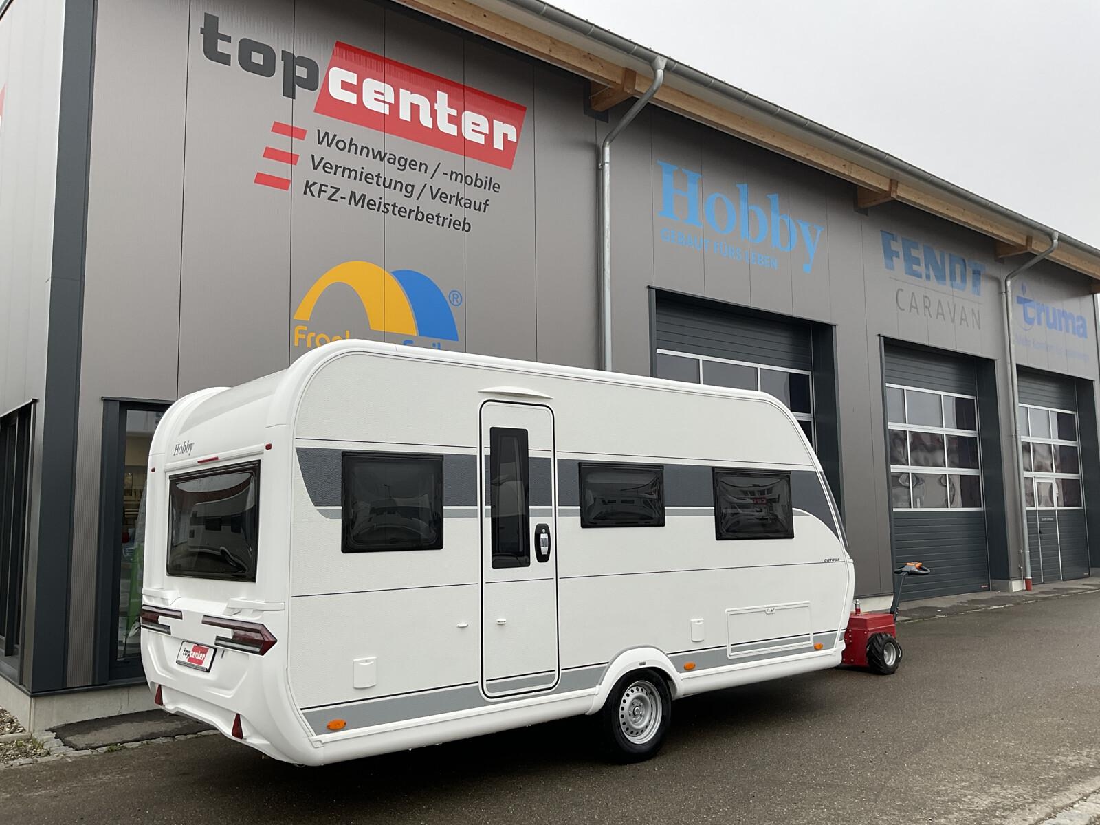 Hobby OnTour 460 DL Gas Außen/Bugfenster/Uni/1500kg