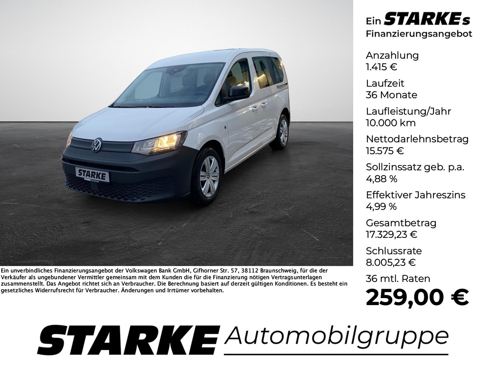 Volkswagen Caddy Kombi 2.0 TDI  AHK Tempo Klima