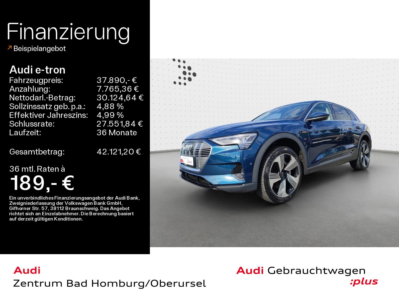 Audi e-tron 55 quattro*Navi*Matrix*AHK*Alu*HUD*B&O*PD