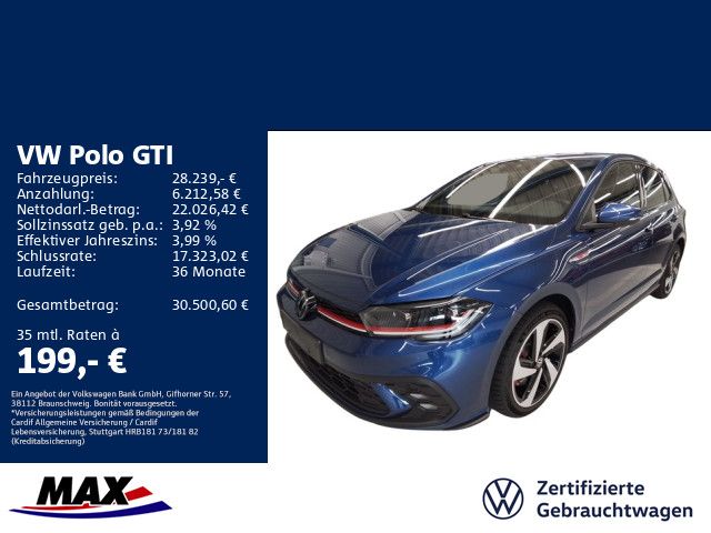 Volkswagen Polo GTI 2.0 TSI DSG +IQ.LIGHT+NAVI+APP+ACC+DCP+
