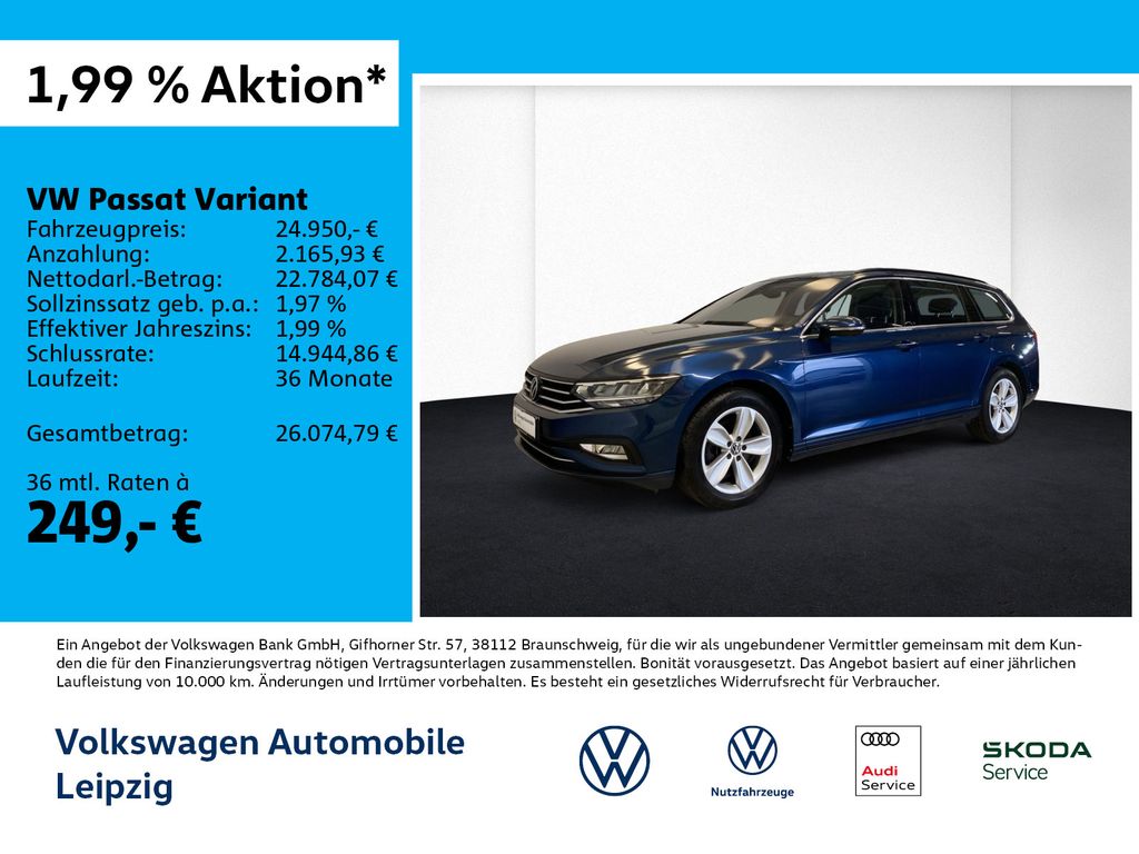 Passat Variant TDI Business *147kW*DSG*AHK*ACC*