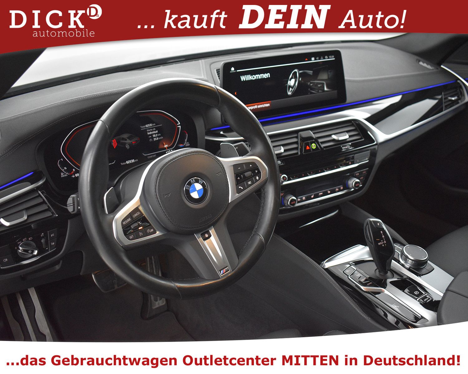 Fahrzeugabbildung BMW 530d M Sport Aut. SHADOW+PANO+PROF+VIRTU+KAM+19"