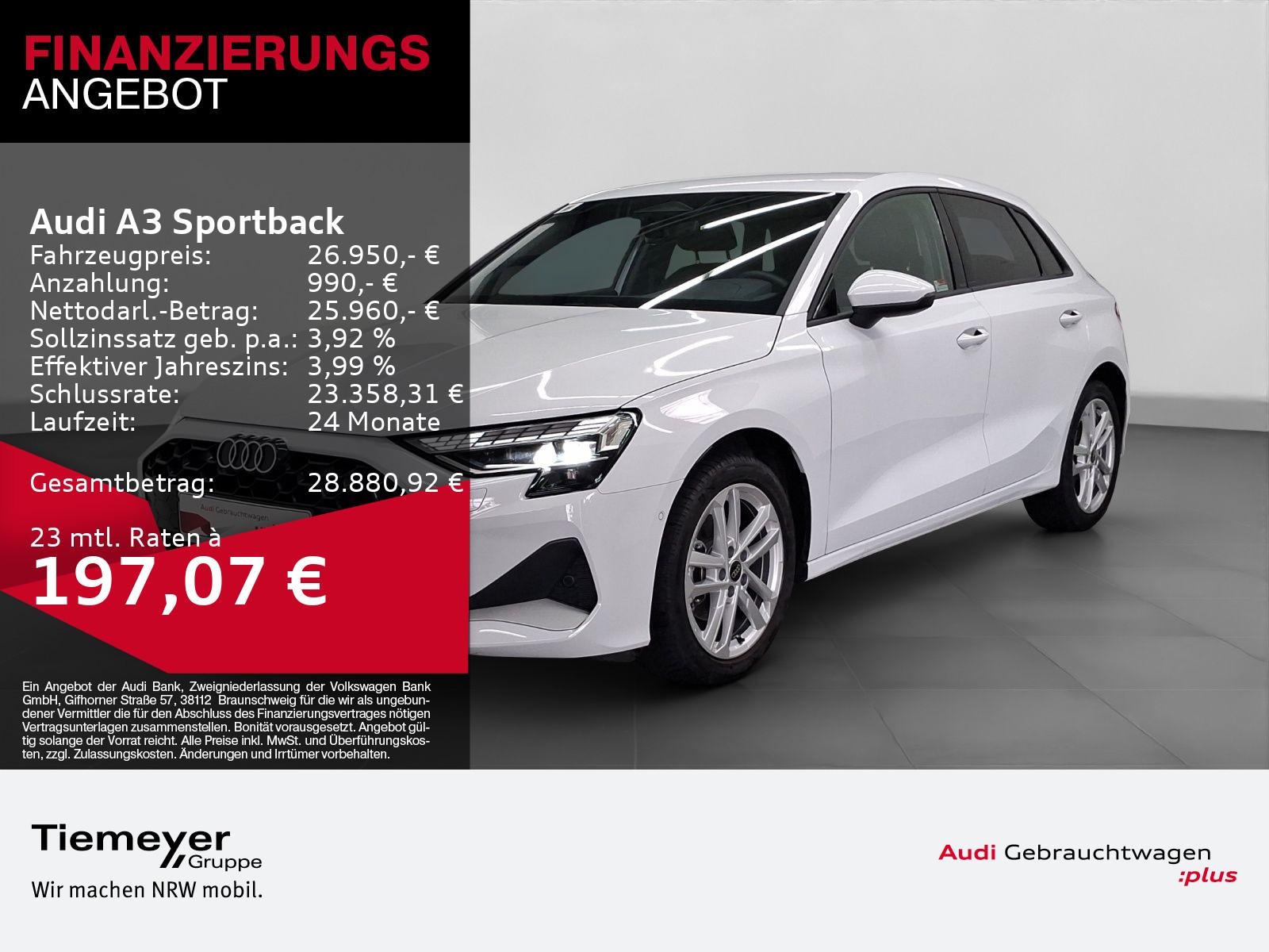 Audi A3 Sportback 35 TFSI ADVANCED LM17 KAMERA NAVI+