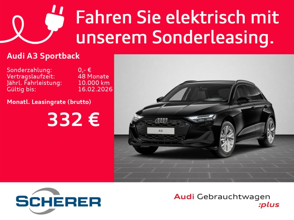 A3 Sportback 40 TFSIe S tronic NAVI PLUS LED ACC