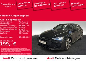 Audi Leasingangebot: Audi S3 Sportback 2.0 TFSI Kamera virtual LED Navi