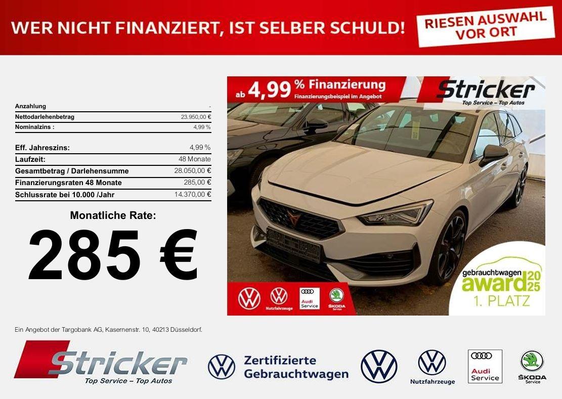 Cupra Leon SP VZ 2.0TSI 285,-ohne Anzahlung Navi Sitz
