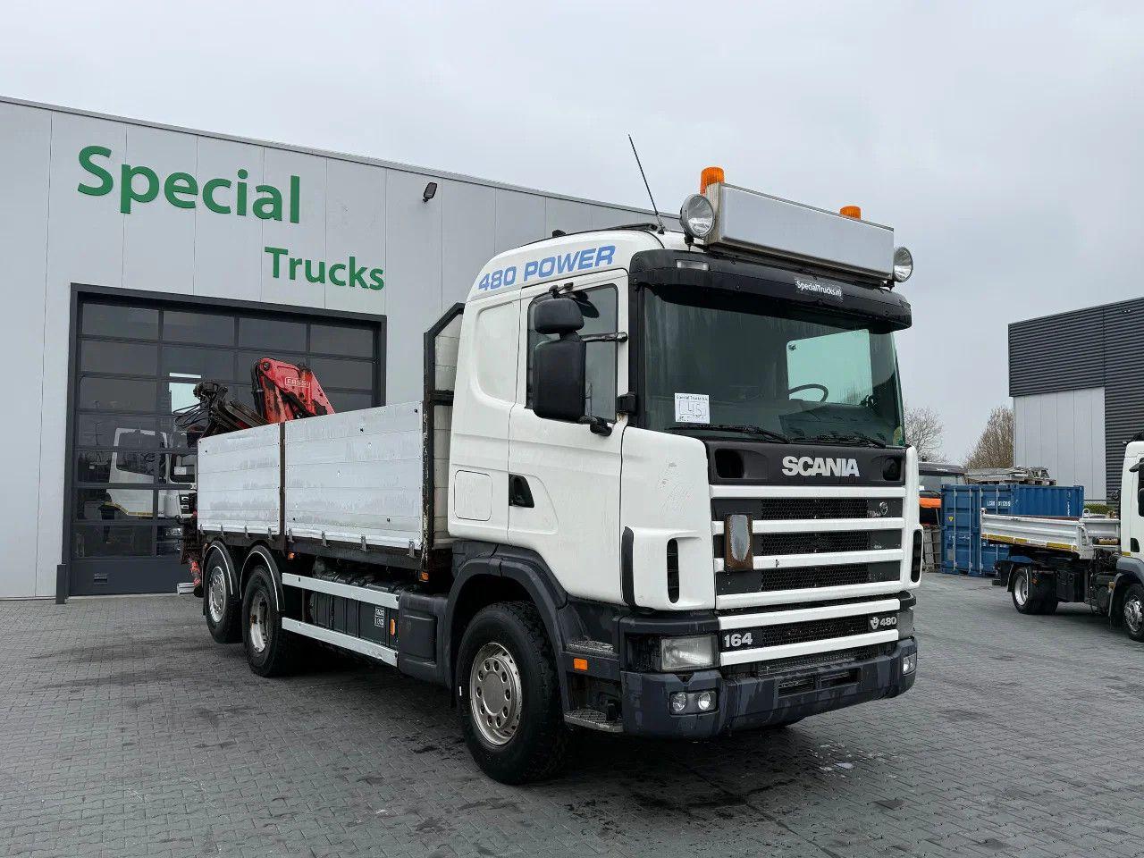 Scania R164-480 6x2 + Fassi F210A.23