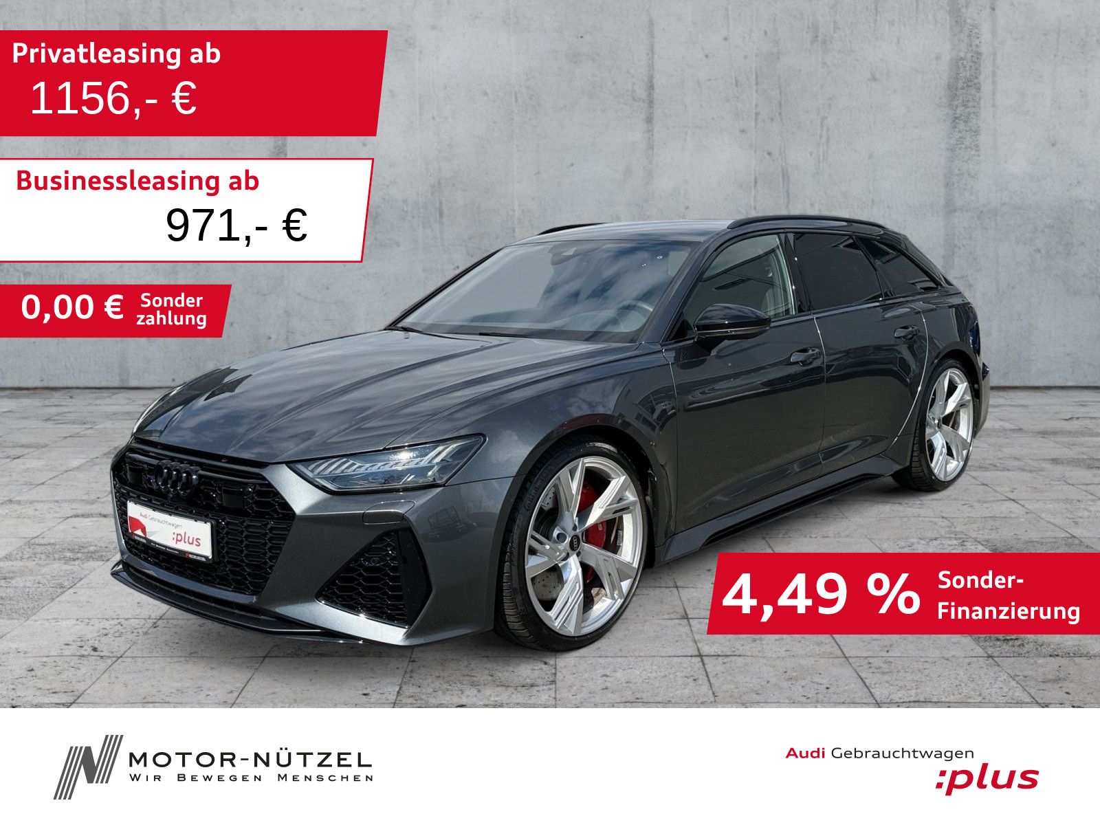 Audi RS 6 Avant TFSI QU MATRIX+NAVI+B&O+RFK+ACC+360°