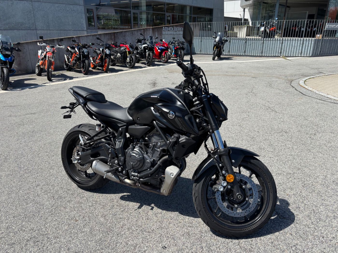 Fahrzeugabbildung Yamaha MT 07 Modell 2024 A2 aus erster Hand