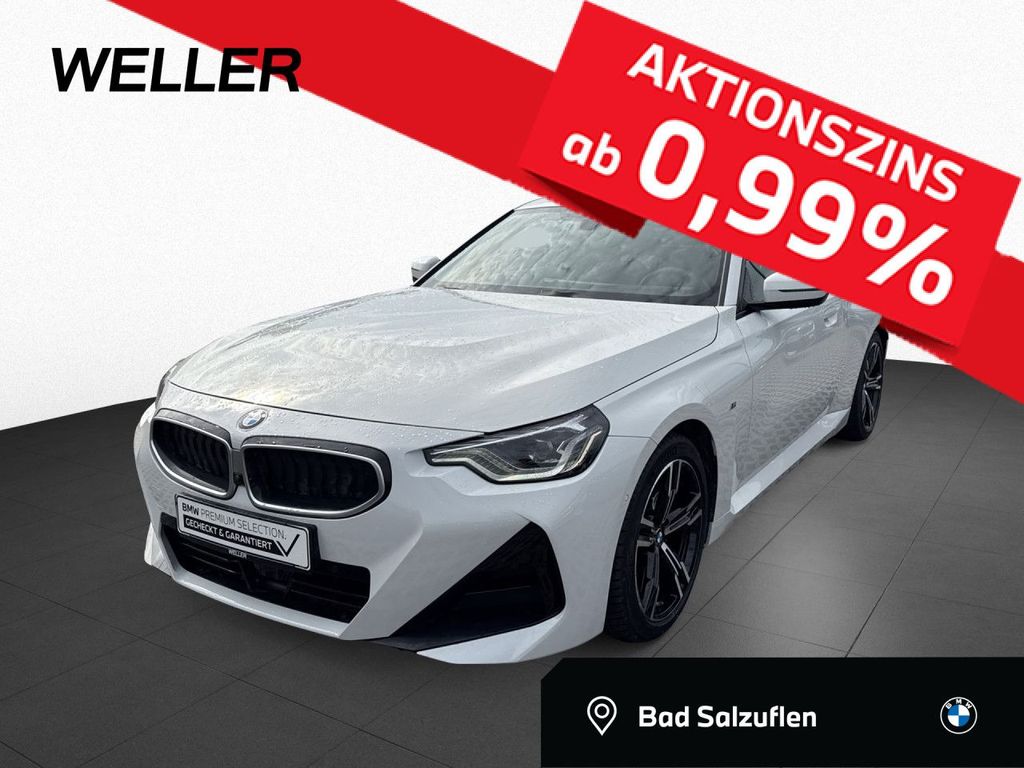 BMW 220d Coupé M Sport 360° AHK HUD DrAs adptLED