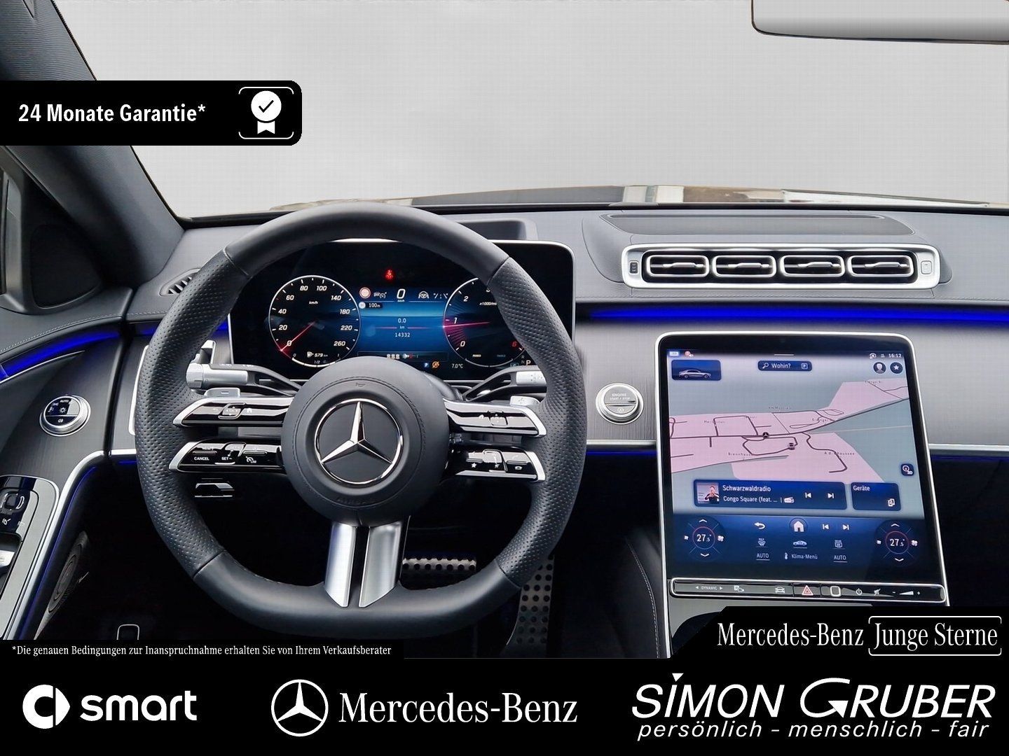 Fahrzeugabbildung Mercedes-Benz S 350 d 4MATIC AMG Pano HUD Burm Sitzklima
