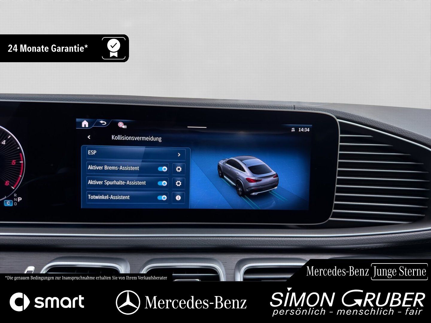 Fahrzeugabbildung Mercedes-Benz GLE 450 d 4M Coupe AMG Night Standhzg AHK 22Zoll