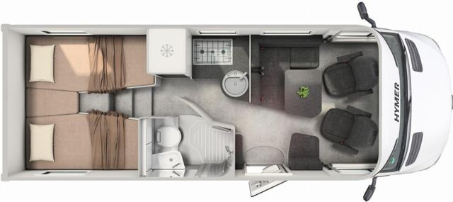 HYMER  ERIBA  HYMERCAR B-Klasse MC T 600 AutarkiePremiumDieselheizung