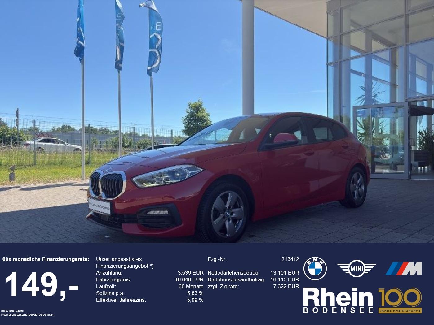 BMW 118d Advantage ACC HeadUp Hifi Komfortzugang SH