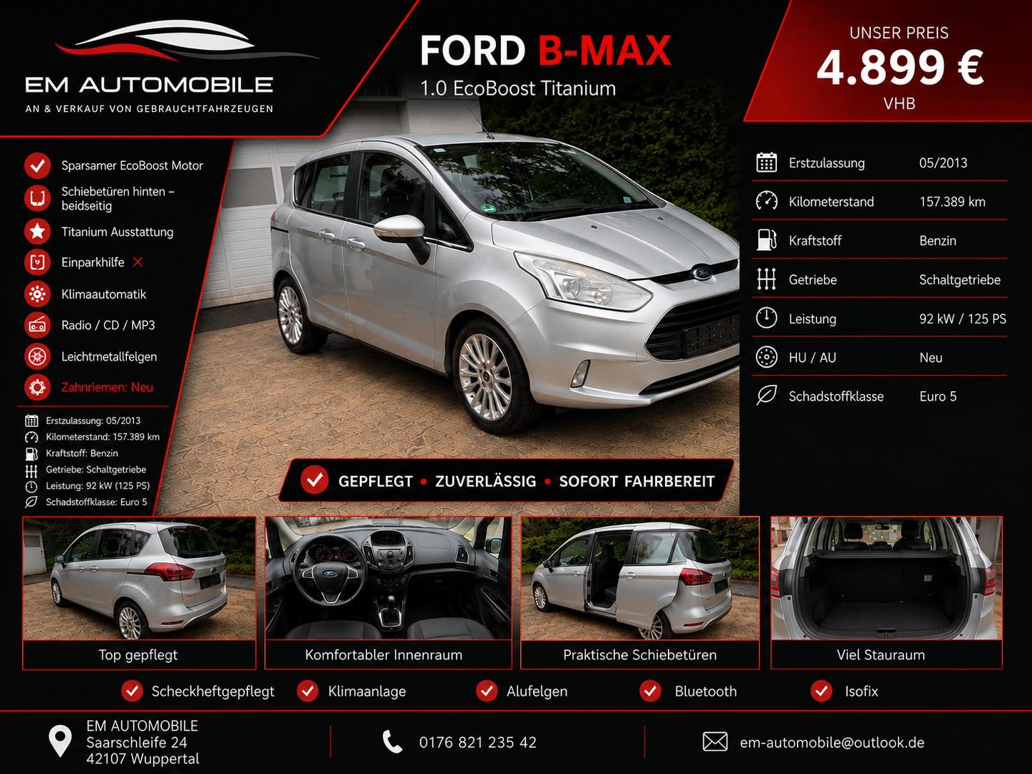 Ford B-Max B-MAX Titanium Motor Neu