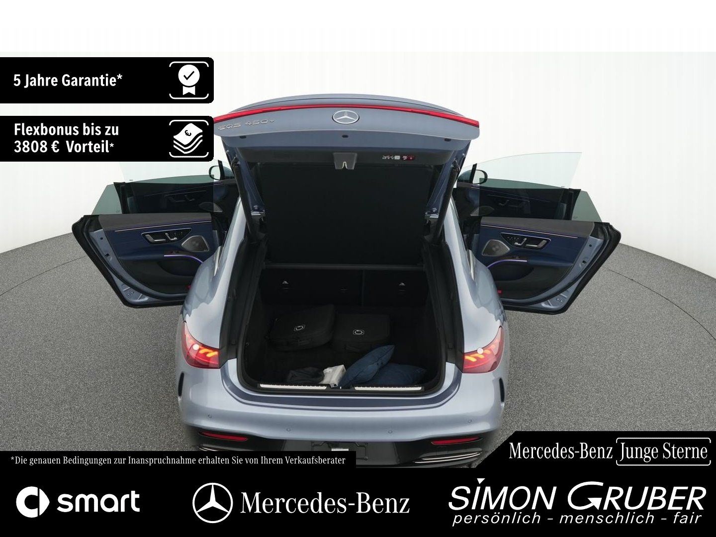 Fahrzeugabbildung Mercedes-Benz EQS 450+ AMG Manufaktur Leder 4*Massage 118kwh