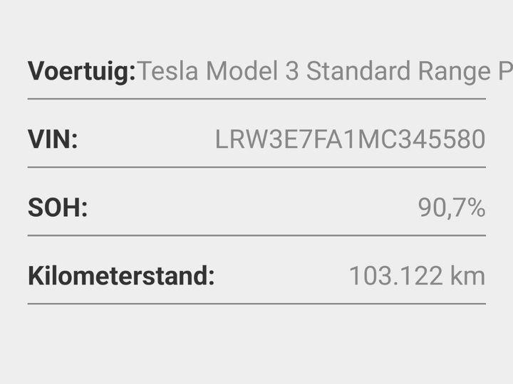 Tesla Model 3 Standard RWD Plus 90.7% SoH FACELIFT [ L imagem 2