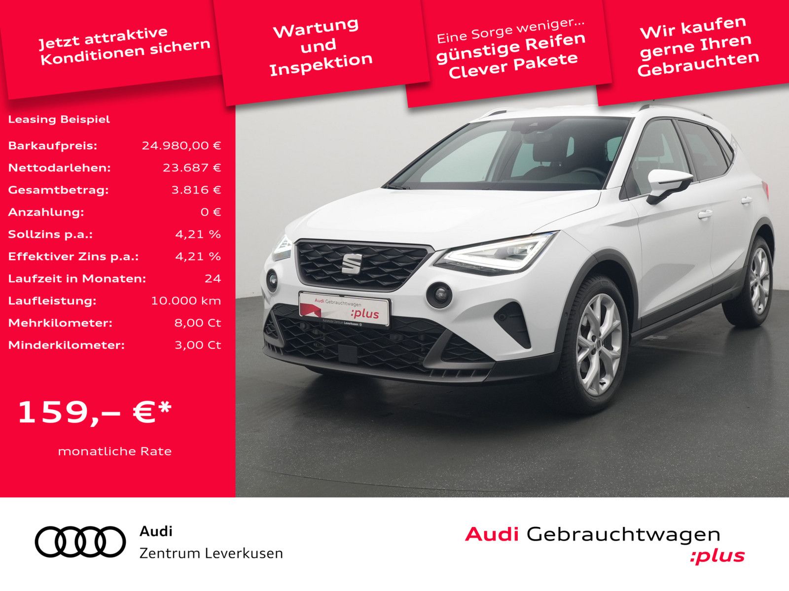 Seat Arona FR DSG VIRT LED NAVI KAM SHZ PDC