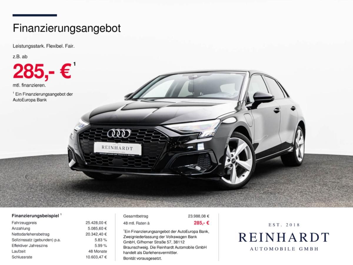 Audi A3 SPORTBACK 40TFSIe ADVANCED BLACK 18Z./ACC/LED