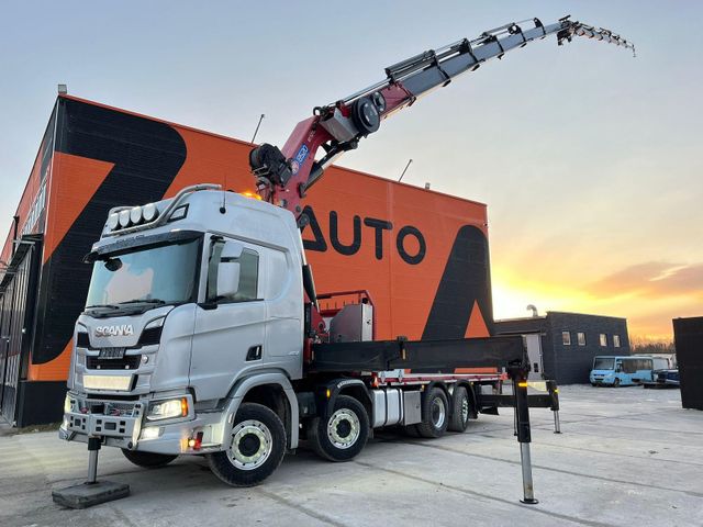 Scania R 580 8x2*6 HMF 8520 K6 + JIB + WINCH / PLATFORM