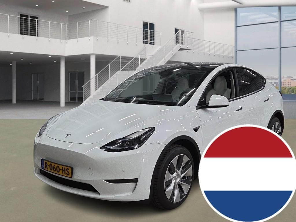 Tesla Model Y Long Range 351pk AWD [ Weiß LEDER+FSD+19