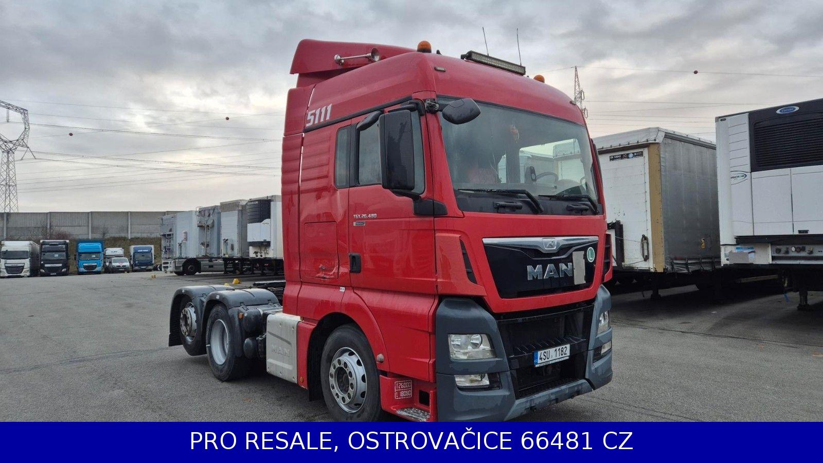 MAN TGX 26.480 6X2-2 BLS EURO 6 + INTARDER