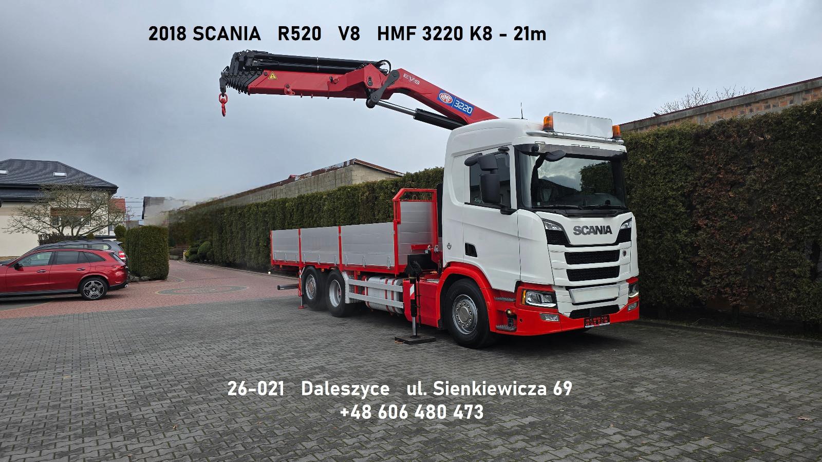 Scania R520 V8 6x2 HMF 3220K8