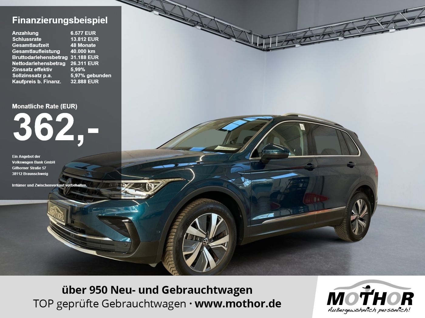 Volkswagen Tiguan Elegance 1.4TSI Hybrid DSG 360°Kam. MATRI foto 1
