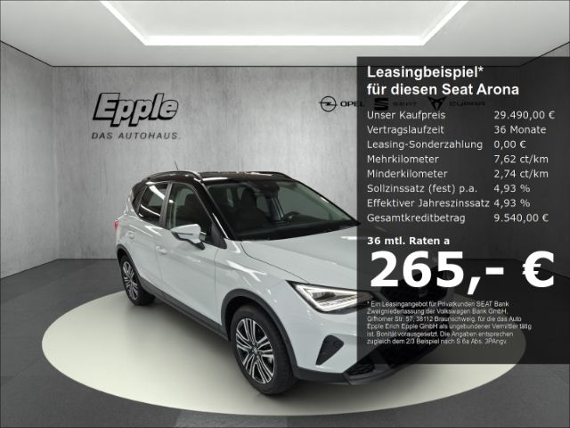 Seat Arona Style Edition AHK-abnehmbar Navi Leder dig