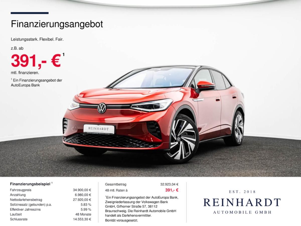 Volkswagen ID.5 GTX 4MOTION IQ-L./ACC/HuD/PANO/360°/WÄRMEP.