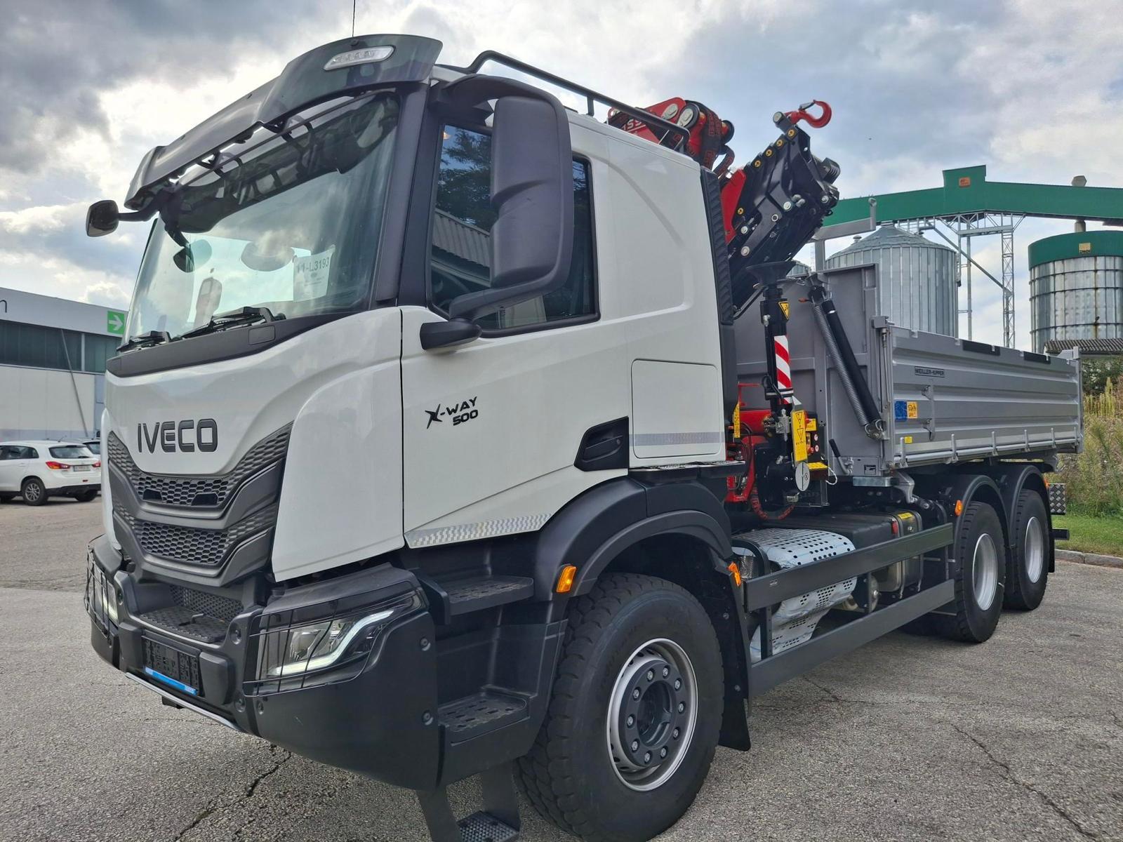 Iveco X- Way 6x4 500 255 Kran Greifer